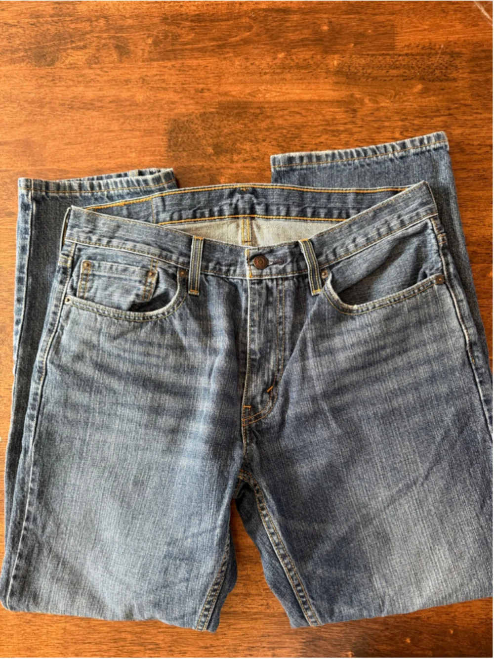 Men's Levi's 559 Straight Leg Jeans Blue Waist 33